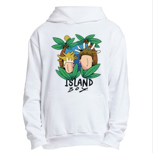 Island Boy Funny Urban Pullover Hoodie