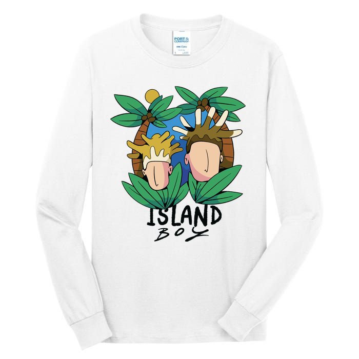 Island Boy Funny Tall Long Sleeve T-Shirt