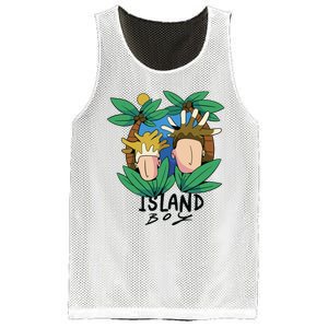 Island Boy Funny Mesh Reversible Basketball Jersey Tank