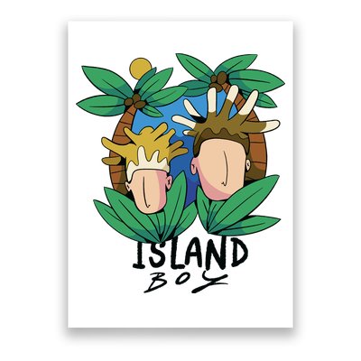 Island Boy Funny Poster