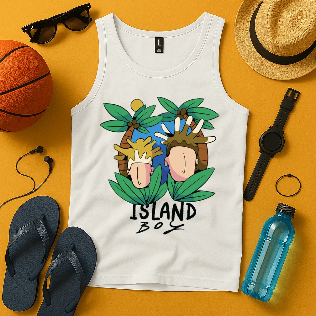 Island Boy Funny Tank Top