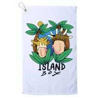 Island Boy Funny Golf Towel