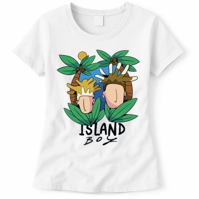 Island Boy Funny Womens T-Shirt