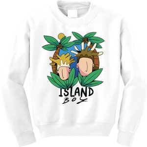 Island Boy Funny Kids Sweatshirt