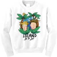 Island Boy Funny Kids Sweatshirt