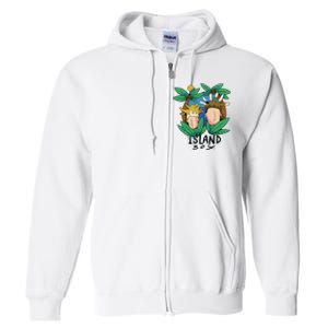 Island Boy Funny Full Zip Hoodie