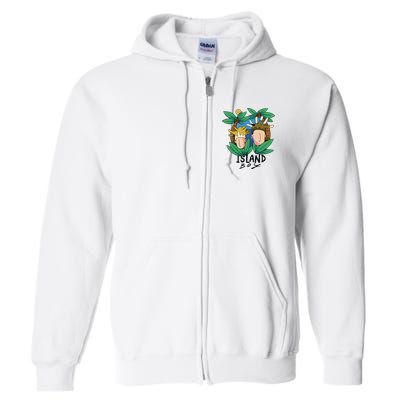 Island Boy Funny Full Zip Hoodie