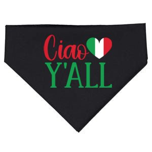 Italy Born Funny Ciao YAll Real Italian USA-Made Doggie Bandana