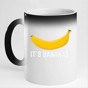 Its Bananas For Scale It Is Bananas Funny Internet Meme Banana For Scale Banana 11oz Black Color Changing Mug