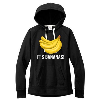 Its Bananas For Scale It Is Bananas Funny Internet Meme Banana For Scale Bananas Women's Fleece Hoodie