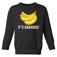 Its Bananas For Scale It Is Bananas Funny Internet Meme Banana For Scale Bananas Toddler Sweatshirt