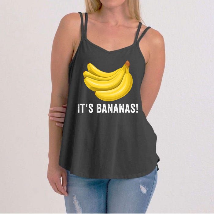 Its Bananas For Scale It Is Bananas Funny Internet Meme Banana For Scale Bananas Women's Strappy Tank