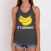 Its Bananas For Scale It Is Bananas Funny Internet Meme Banana For Scale Bananas Women's Knotted Racerback Tank