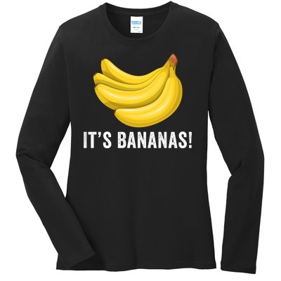 Its Bananas For Scale It Is Bananas Funny Internet Meme Banana For Scale Bananas Ladies Long Sleeve Shirt