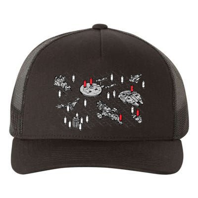 Intergalactic Battleship Firefly Serenity Yupoong Adult 5-Panel Trucker Hat