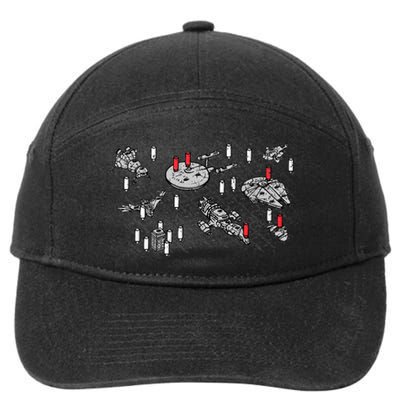 Intergalactic Battleship Firefly Serenity 7-Panel Snapback Hat