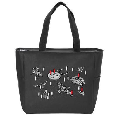 Intergalactic Battleship Firefly Serenity Zip Tote Bag