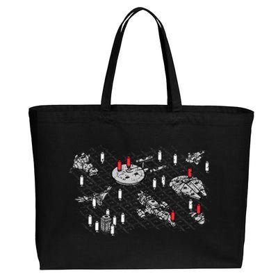 Intergalactic Battleship Firefly Serenity Cotton Canvas Jumbo Tote