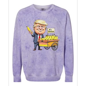 ItS Bananas Funny Trump Bananas Colorblast Crewneck Sweatshirt