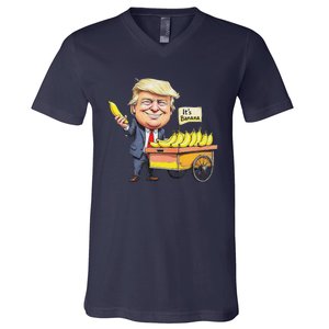 ItS Bananas Funny Trump Bananas V-Neck T-Shirt