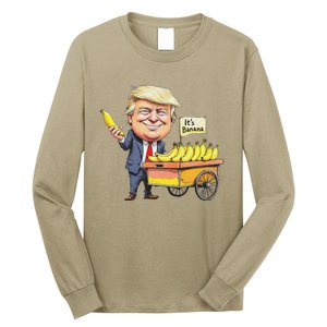 ItS Bananas Funny Trump Bananas Long Sleeve Shirt