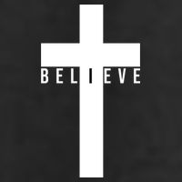 I Believe Faith Christian Cross 11oz C Handle Ceramic Mug