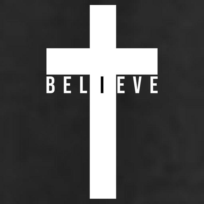 I Believe Faith Christian Cross 11oz C Handle Ceramic Mug