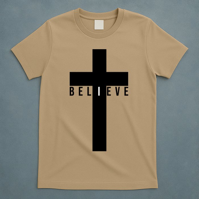 I Believe Faith Christian Cross T-Shirt