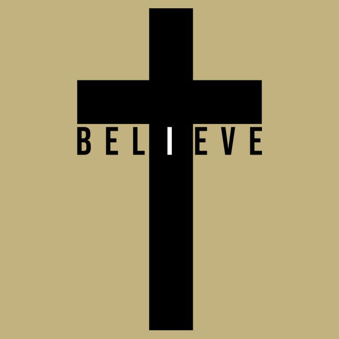 I Believe Faith Christian Cross T-Shirt