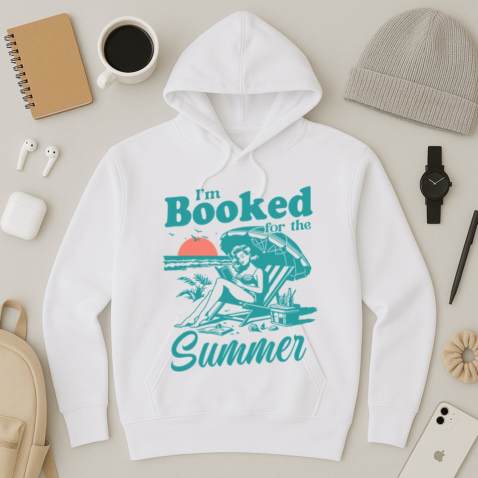 Im Booked For The Summer Book Girl Summer Coquette Hoodie