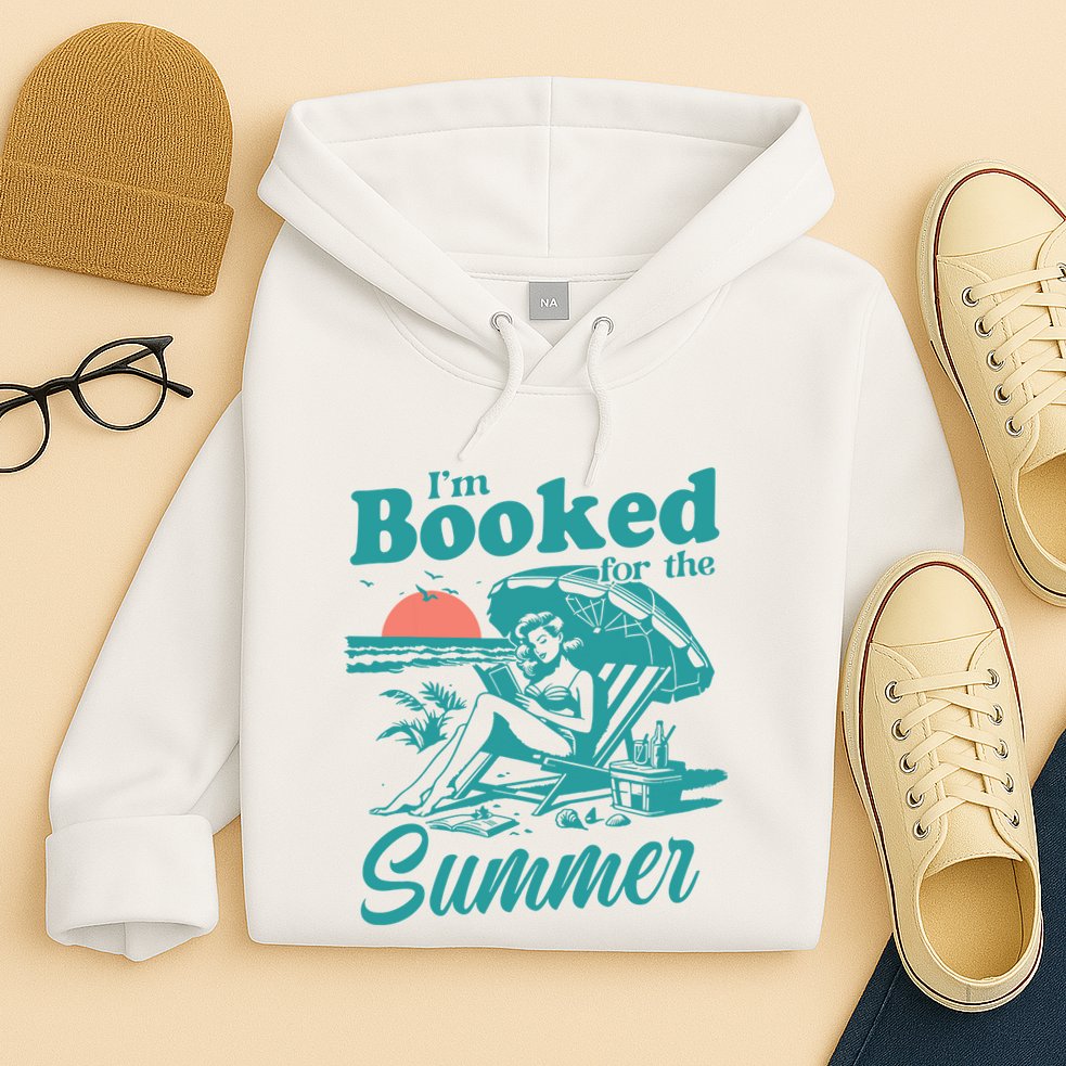 Im Booked For The Summer Book Girl Summer Coquette Hoodie