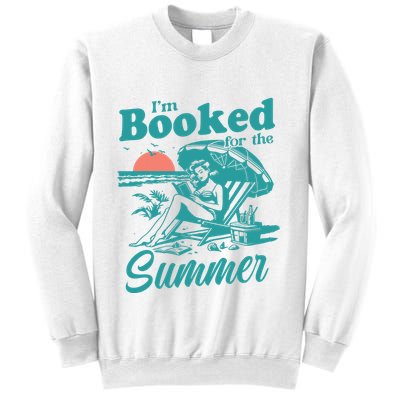 Im Booked For The Summer Book Girl Summer Coquette Sweatshirt