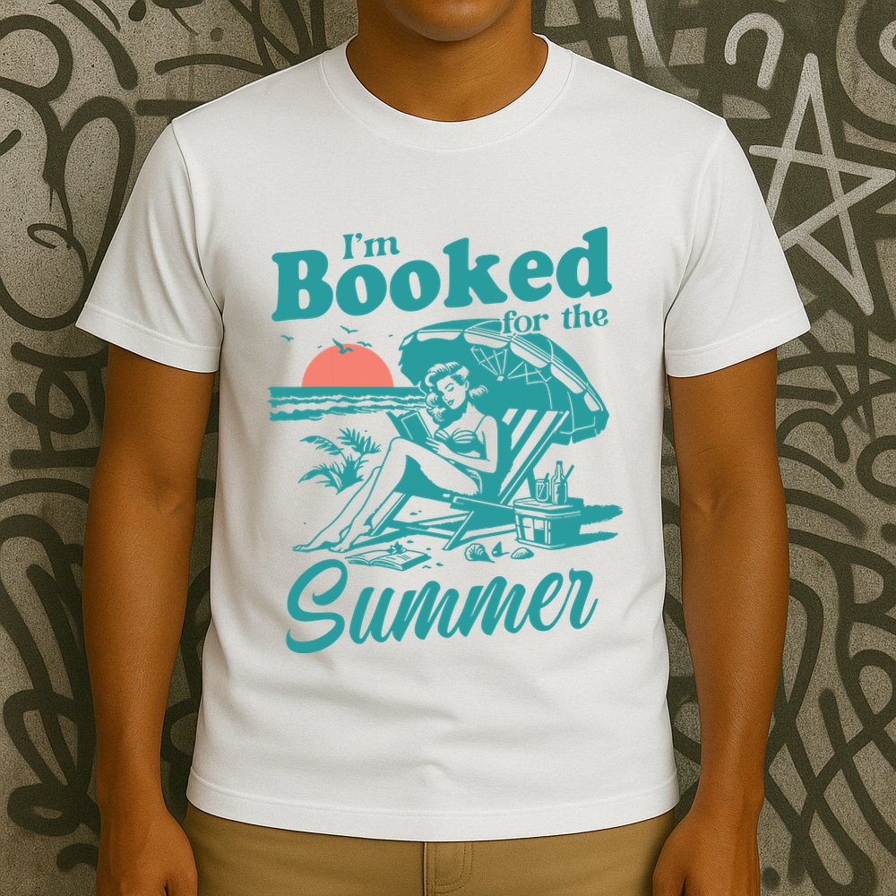Im Booked For The Summer Book Girl Summer Coquette T-Shirt