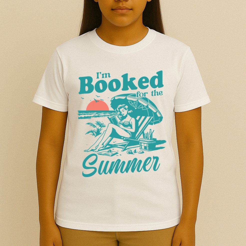 Im Booked For The Summer Book Girl Summer Coquette T-Shirt