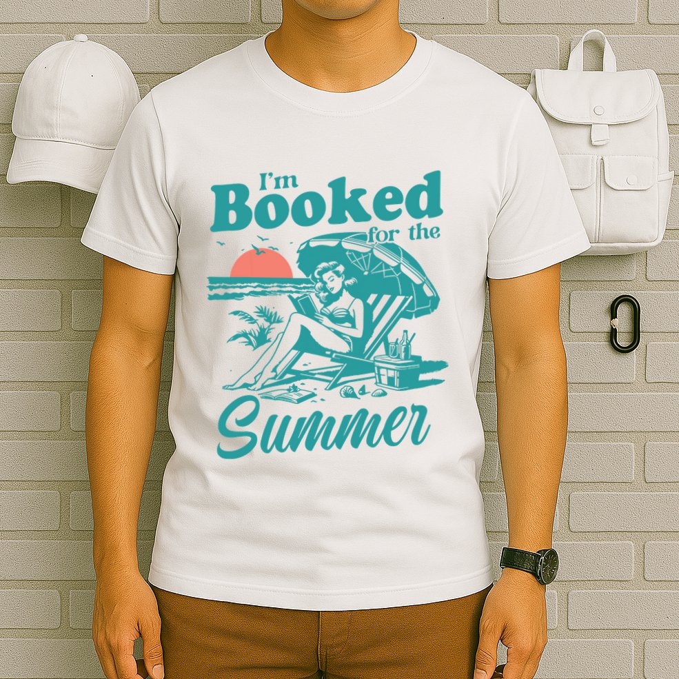 Im Booked For The Summer Book Girl Summer Coquette T-Shirt