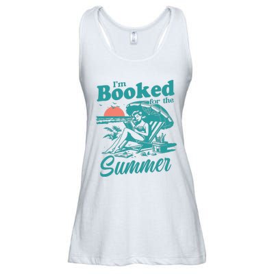 Im Booked For The Summer Book Girl Summer Coquette Ladies Essential Flowy Tank