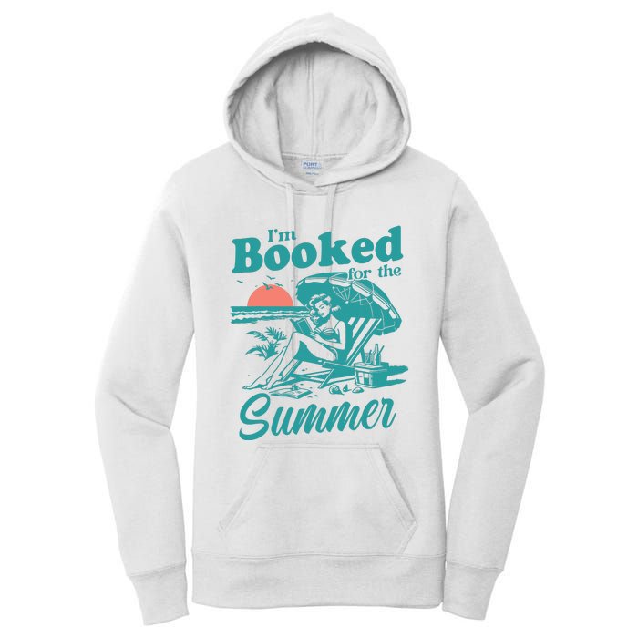 Im Booked For The Summer Book Girl Summer Coquette Women's Pullover Hoodie