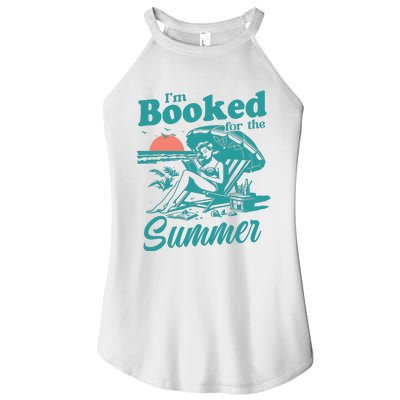 Im Booked For The Summer Book Girl Summer Coquette Women’s Perfect Tri Rocker Tank