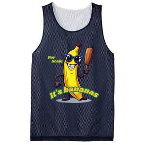 ItS Bananas (For Scale) Cute Yellow Banana Mesh Reversible Basketball Jersey Tank