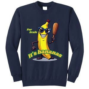 ItS Bananas (For Scale) Cute Yellow Banana Tall Sweatshirt