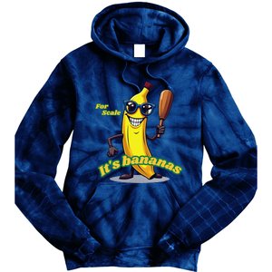 ItS Bananas (For Scale) Cute Yellow Banana Tie Dye Hoodie