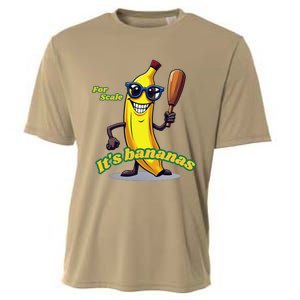 ItS Bananas (For Scale) Cute Yellow Banana Cooling Performance Crew T-Shirt