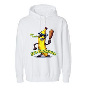 ItS Bananas (For Scale) Cute Yellow Banana Garment-Dyed Fleece Hoodie