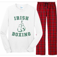 Irish Boxing Green Vintage Distressed Style T Long Sleeve Pajama Set