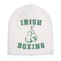 Irish Boxing Green Vintage Distressed Style T Short Acrylic Beanie