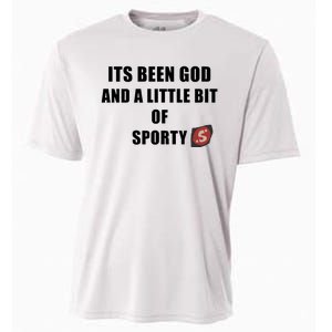 Its Been God And A Little Bit Of Sporty Cooling Performance Crew T-Shirt