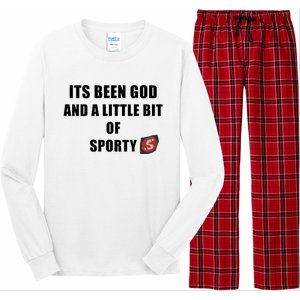 Its Been God And A Little Bit Of Sporty Long Sleeve Pajama Set