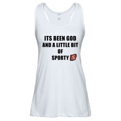 Its Been God And A Little Bit Of Sporty Ladies Essential Flowy Tank