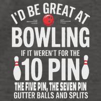 ID Be Great At Bowling If Not For Gutter Balls & Splits Vector Backpack
