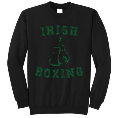 Irish Boxing Green Vintage Distressed Style Sweatshirt